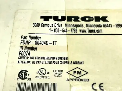 New | in-Stock Turck FDNP-S0404G-TT PLC Input & Output Michigan US | Maverick Industrial Sales #1475209