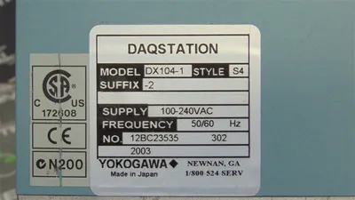 USED YOKOGAWA DX104-1