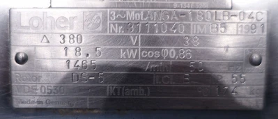 Westfalia MSA 90-01-076 milk separator, 316SS.