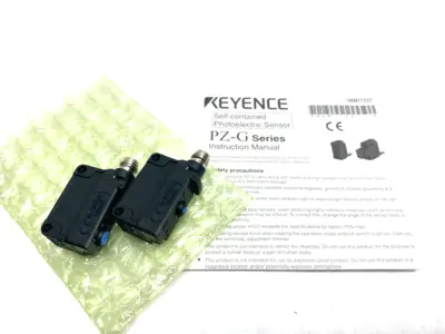 New | in-Stock KEYENCE Square Transmissive Thrubeam Sensor Set, M8 Connector Type Photoelectric Sensors Michigan US | Maverick Industrial Sales #1397620