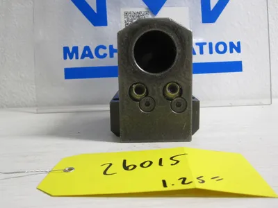 2x BMT45 Static Boring Bar Holder 1.25" 1 1/4" 58mm x 58mm Doosan Lynx Puma