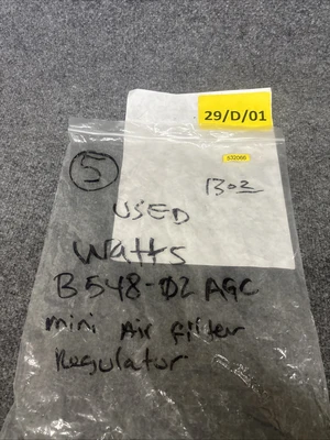 Used Watts B548-02AGC Air Pressure Regulators California US | Davliegogo LLC #1705977