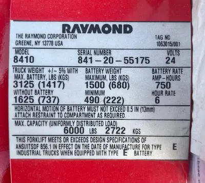 Used 2020 RAYMOND 8410 Pallet Jacks Texas US | TB Forklifts #1272892