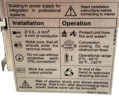 NEW SOLA SDN-20-24-200 POWER SUPPLY SDN 2024200