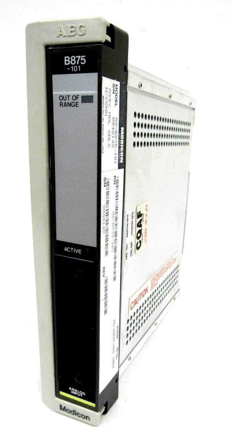 USED MODICON AS-B875-101 ANALOG INPUT MODULE ASB875101