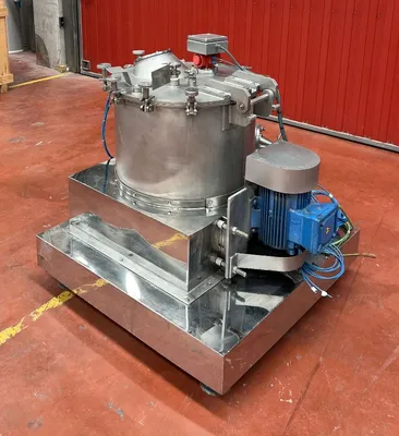 RINA 100F-600 sanitary ATEX perforate basket centrifuge, 316SS.
