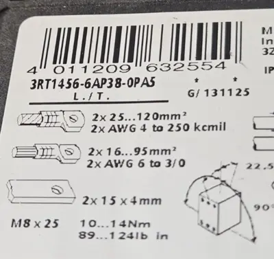 Used Siemens _UNKNOWN_ PLC Contactors South Carolina US | Palmetto Automation #1319847