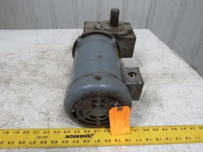 Hub City 02-20-21606-264 264 Double Shaft Gear Box 5:1 W/1/2HP Baldor 3PH  Motor