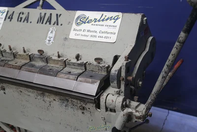 Used CHICAGO W31 Box & Pan Brakes including Finger California US | Sterling Machinery Exchange #1467008
