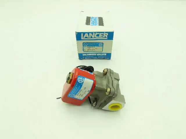 Skinner Lancer 2LB2L380GS Solenoid Valve 2-Way NC 120V 100 PSI 1/2"NPT Stainless
