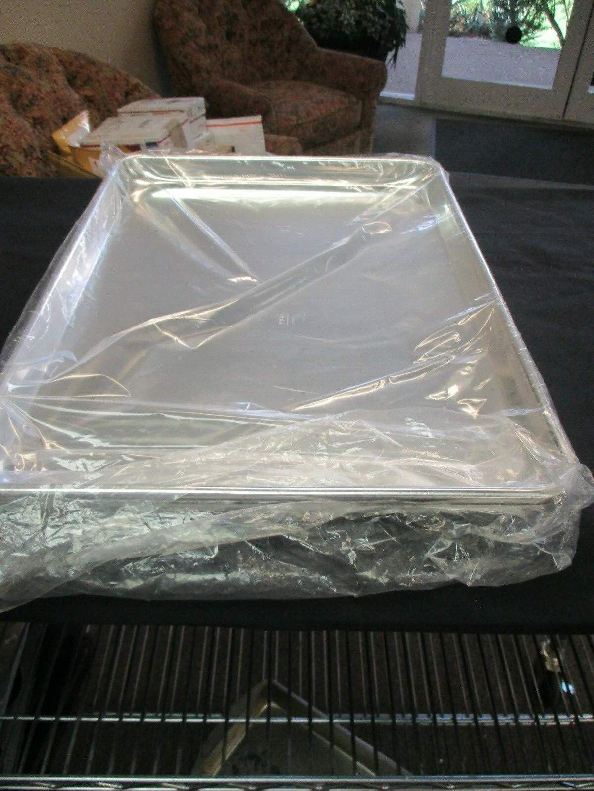 Crestware SP1813 New 18"W X 13"L X 1" D Aluminum Half Size Baking Sheet Pan