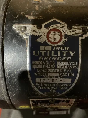 US 8” Utility Grinder / Bench Grinder 3600rpm 220V 3PH