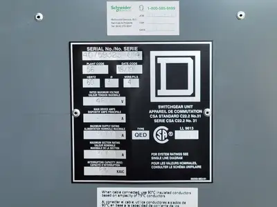 USED 2019 SQUARE D QED