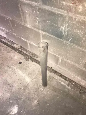 40mm Dia QVF Pipe Section; PS1.5/600