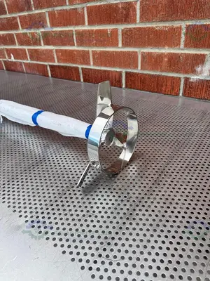 NEW SPX STAINLESS STEEL MIXING TANK IMPELLER  65"  X 10" X 1" W/ FLANGE FITTING