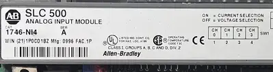 Allen Braley 1746-N14 Ser A SLC 500 Analog Input Module (BIN741)