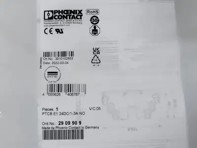 NEW PHOENIX CONTACT 2909909