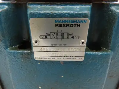 Rexroth 4WE6J61/EG24N9DK24L2,  Z2FS 6-2-43/1QV,  4WEH10W44/6EG24 Valve Stack