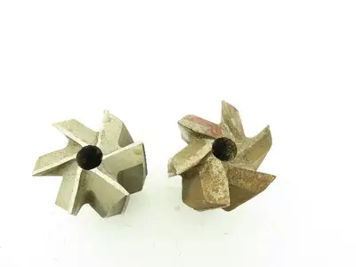 120-6212 Radial Drive Counterbore Reamer Drill  6-Flute 2-1/8" Cut Dia  LOT OF 2
