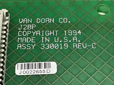 USED VAN DORN 330019 REV-C