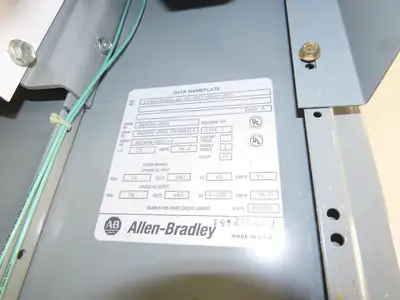 Allen Bradley 1336SB060VAADSGM1CHA2CL6EC AC Drive VFD 75Hp 76kva 460V Enclosure