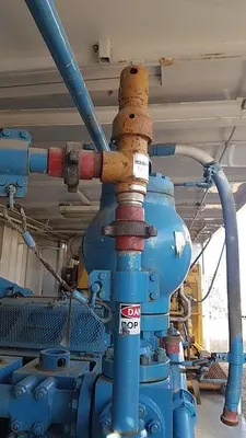USED EMSCO F-650 TRIPLEX MUD PUMP