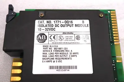 ALLEN BRADLEY 1771-0Q16 SERIES B ISOLATED DC OUTPUT MODULE  10-32VDC #L-526