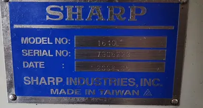 Used 2008 SHARP 1640L Engine Lathes Kentucky US | Aucto #1314439