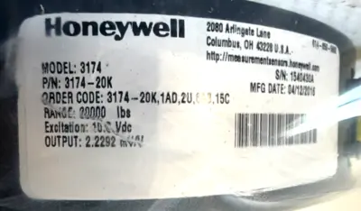 NEW HONEYWELL 3174-20K LOAD CELL 317420K