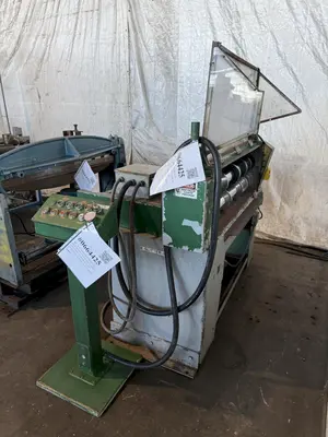 48” X 4" ARBOR STRILICH SLITTING LINE WITH FAMCO CUT OFF SHEAR & AMS CONTROLS. STOCK # 0664425