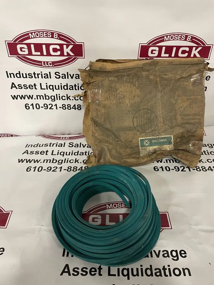 Auten 100ft Size A Overlap Splice Open-end Monorail Conveyor Belting -NIB