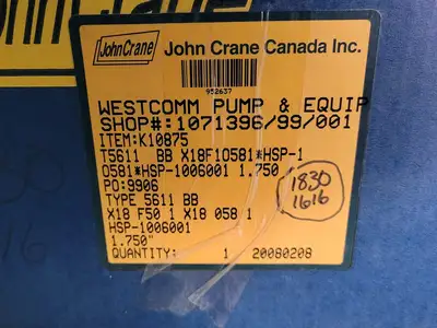 USED JOHN CRANE H17518210550