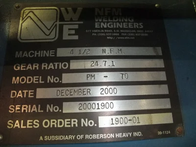 NRM 4.5 Cold Feed Rubber Extruder