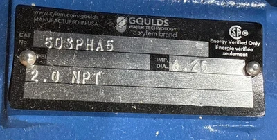 Goulds 50SPHA5 Centrifugal Pumps | Fram Fram LLC (10)