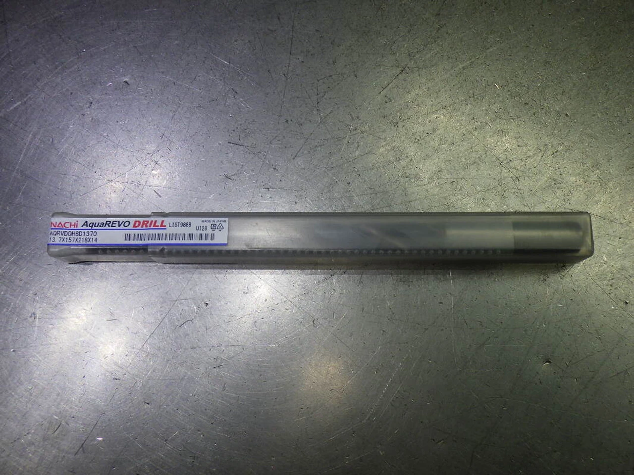 Nachi AquaREVO 13.7mm Coolant Thru 8xD Carbide Drill AQRVD0H8D1370 (LOC2583A)