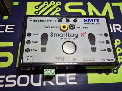 DESCO 19276 SMART LOG COMBO TESTER X3 WRIST STRAP STATUS