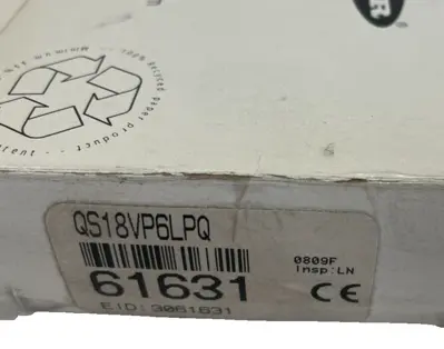NEW BANNER ENGINEERING QS18VP6LPQ PROXIMITY SWITCH 61631