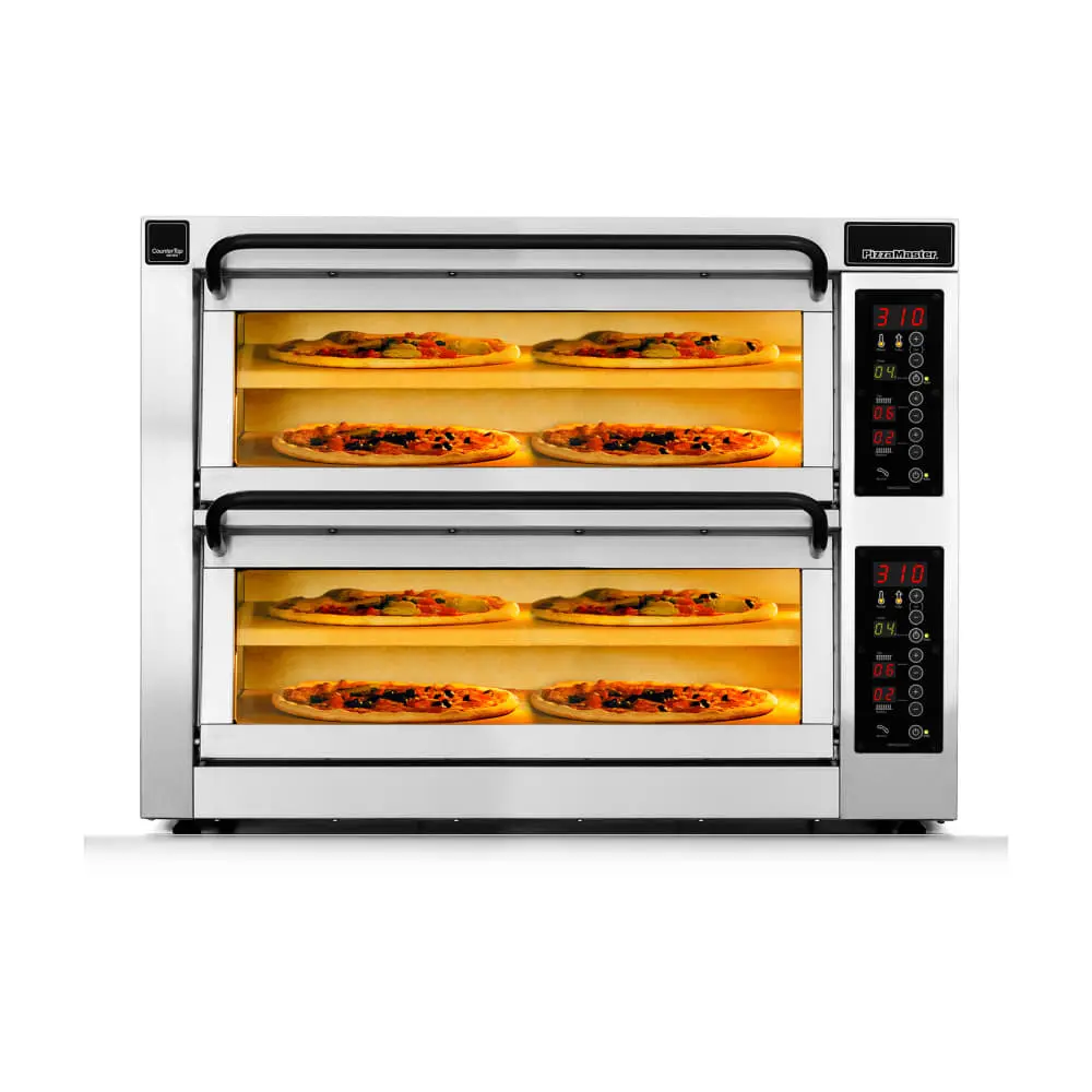 Pizzamaster 400 Series Countertop Double Multi-Purpose Deck Oven - 208v (PM 402ED-2DW)