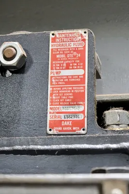 DAKE 905076-2 Hydraulic Straightening | Mohawk Machinery (7)