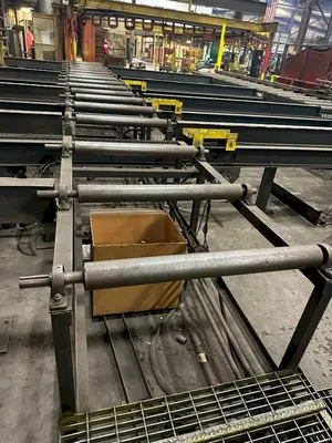 25' X 36" POWERED EXIT ROLLER CONVEYOR: STOCK #22915