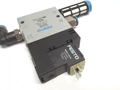 Used Festo Solenoid Valve w/ MSEB-3-24V DC Solenoid Valves Michigan US | Maverick Industrial Sales #1391128