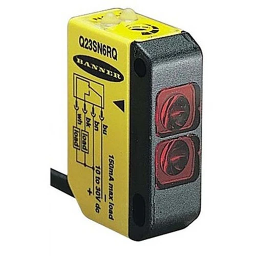 Banner Q23SN6LP 46429 Q23 Series Sensor, Polarized Retroreflective [New]