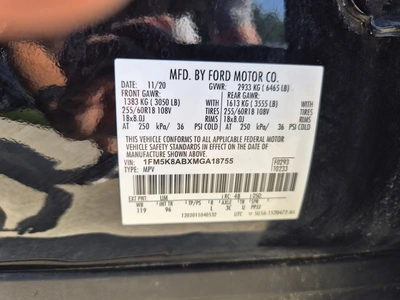 Used 2021 FORD EXPLORER SUVs Wyoming US | Miedema Asset Management Group #1312296