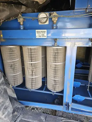 1997 24,000 CFM Filter 1 Dustron DB-12 Dust Booth | Dual 15HP (30HP) | 24’ Work Zone