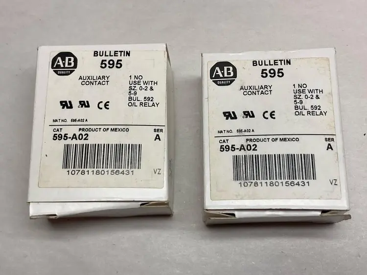 New | in-Stock ALLEN-BRADLEY 595-A02 Miscellaneous Equipment (Electrical & Power) | Surplus Asset Holdings #1191154