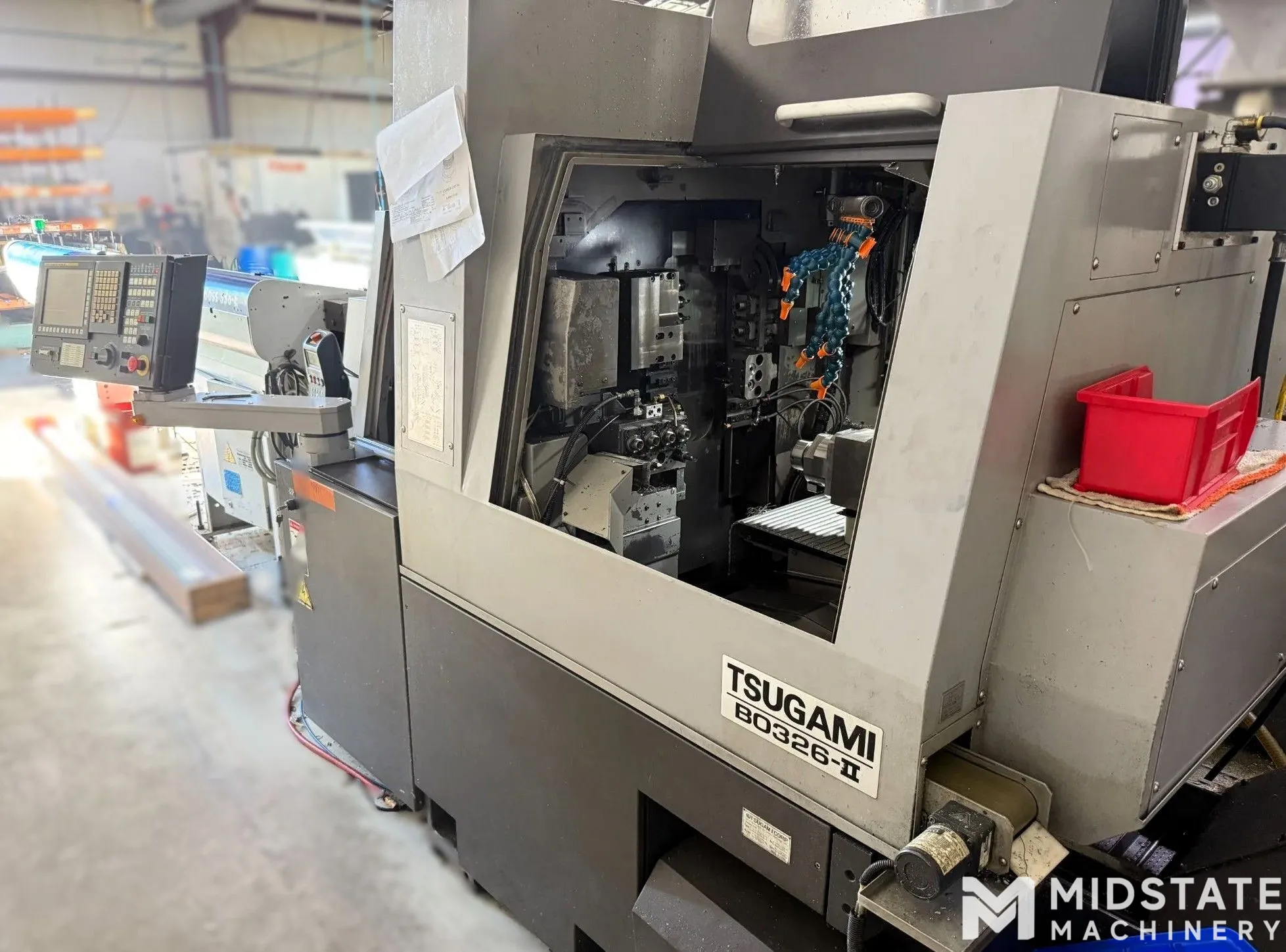 TSUGAMI BO326II CNC Swiss Lathe, New in 2014