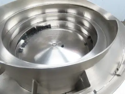 J&J Engineering V101 Vibratory Bowl Parts Feeder 115V Magnetic Coil Stainless