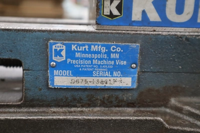Used KURT WORKHOLDING SOLUTIONS D-675 Vises Minnesota US | Machinesused.com #1507209