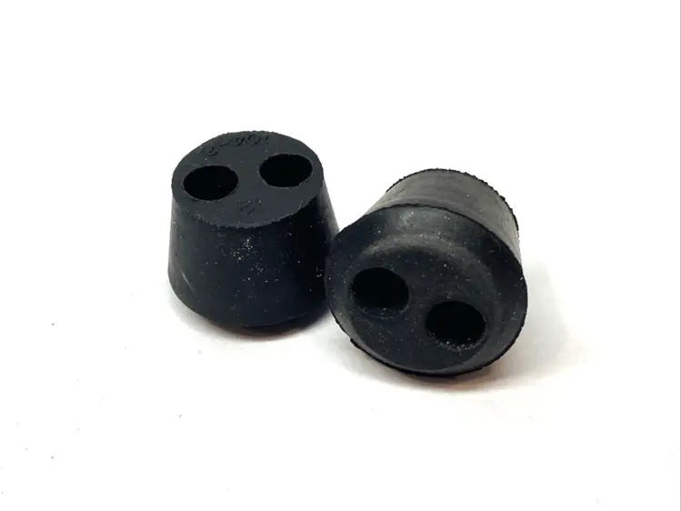 New | in-Stock Remke Dual Hole Bushing 1/2" Cord Grip 2 x .250" Neoprene LOT OF 2 Electrical Fittings Michigan US | Maverick Industrial Sales #1399989