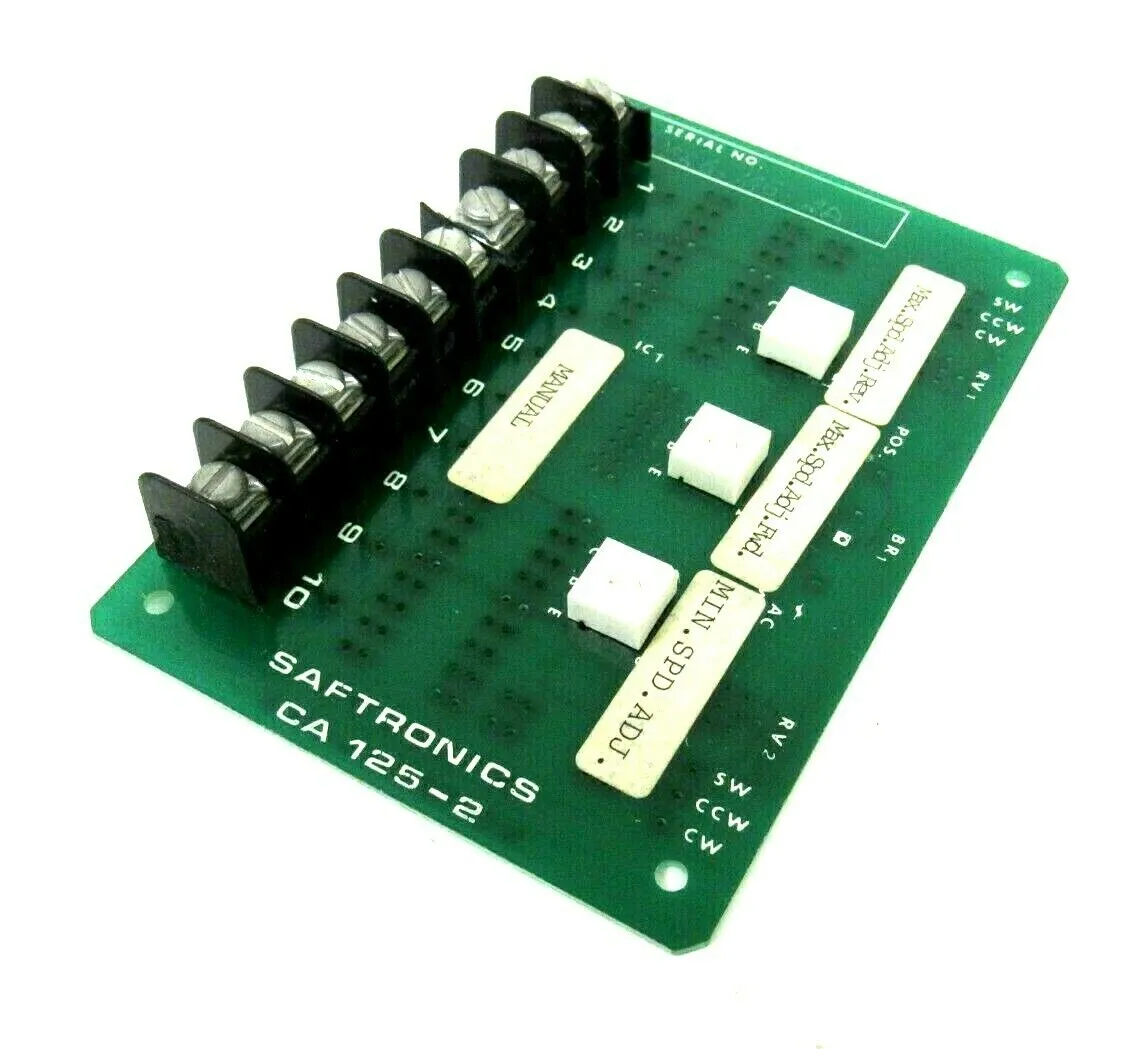NEW SAFTRONICS CA-125-2 LIMIT BOARD CA1252